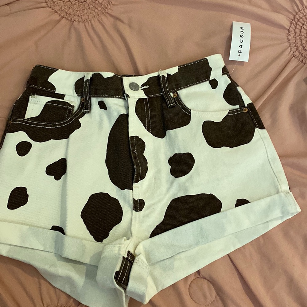 Cow Print shorts